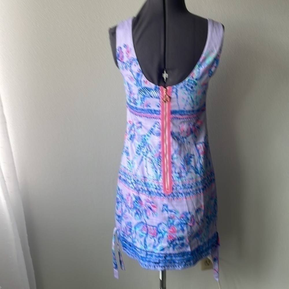 Lilly Pulitzer dress sundress light lilac size 2 animal themed - Picture 7 of 12